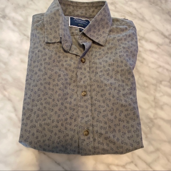 COPY - Charles Tyrwhitt Casual Button Down Pattered Shirt - Picture 1 of 4